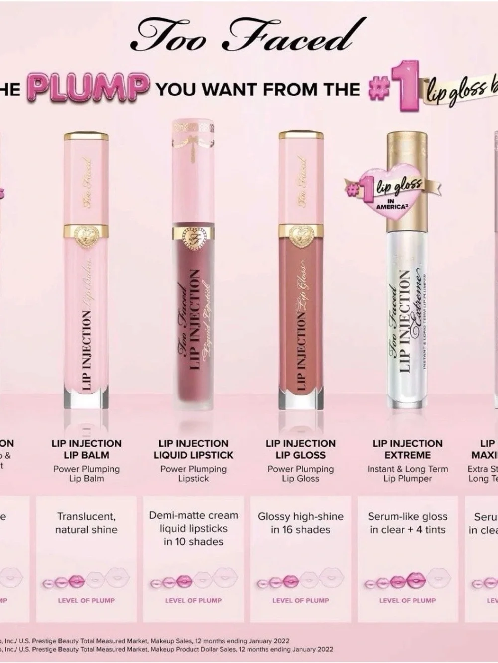Too Faced Lip Injection Extreme Clear Lip Plumper FULL SIZE 0.14 oz New In Box